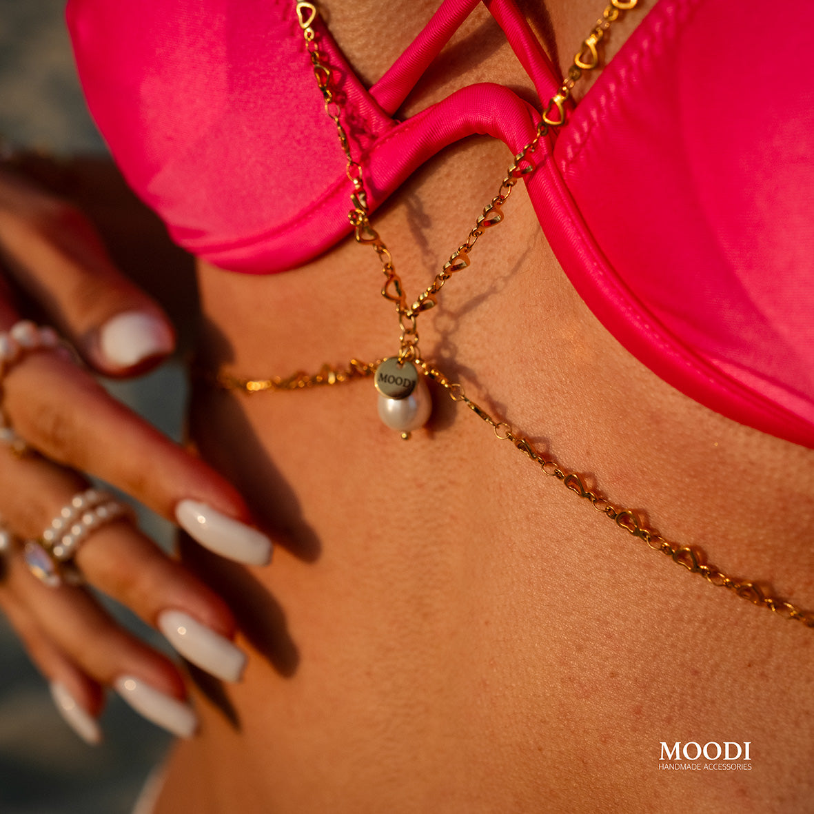 Body jewelry "Heartish "