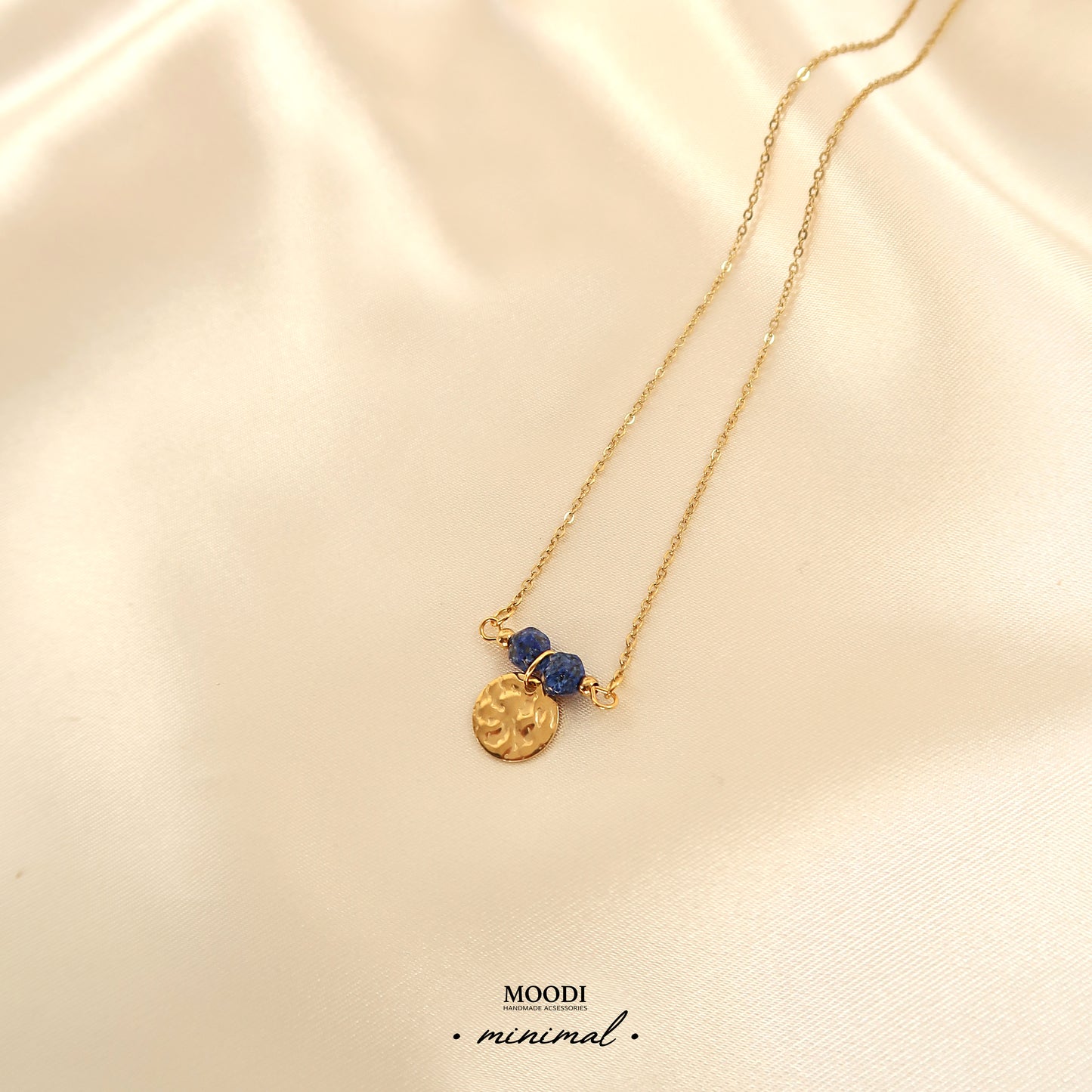 Колие Lapis Lazuli minimal