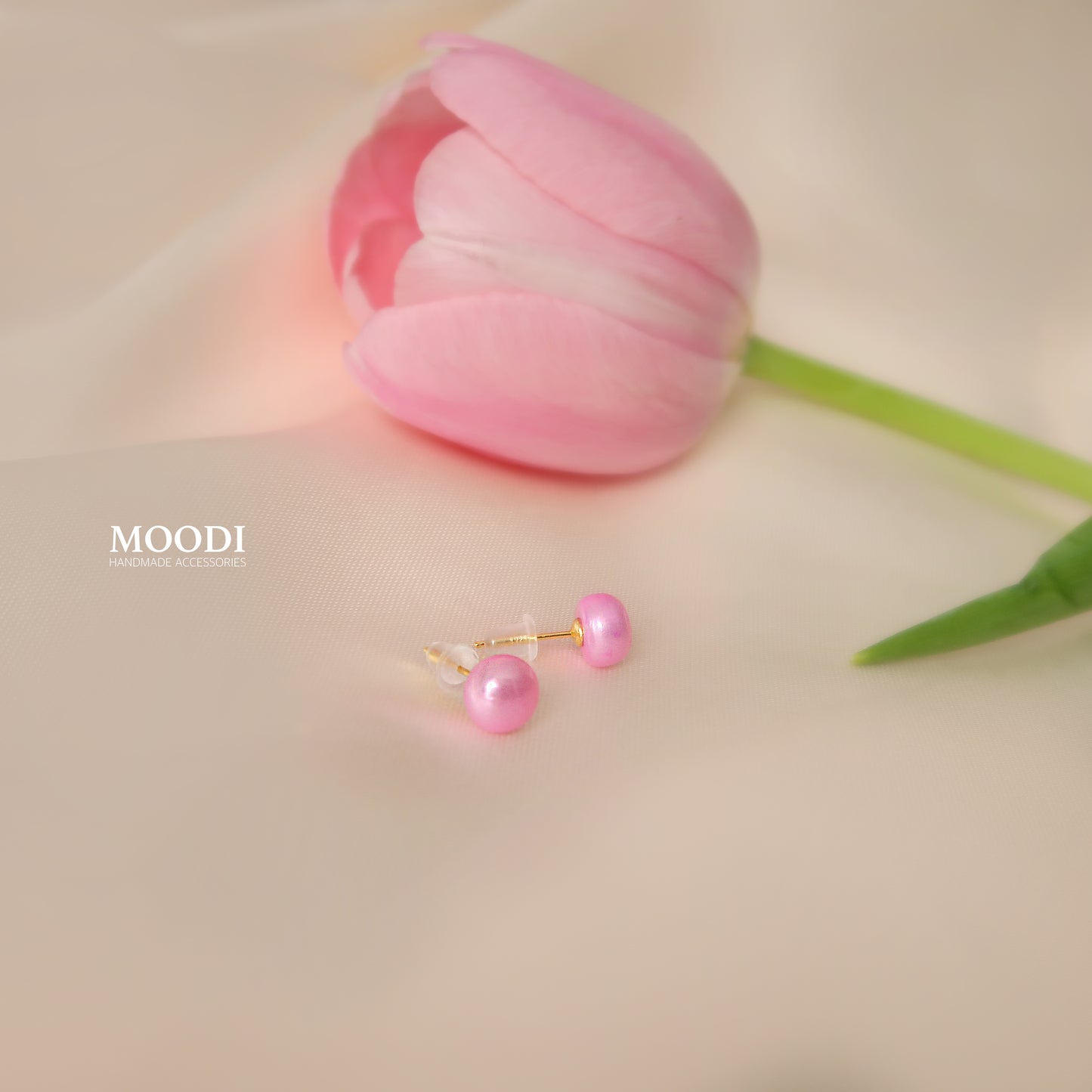 Обеци Sud Baby Pink