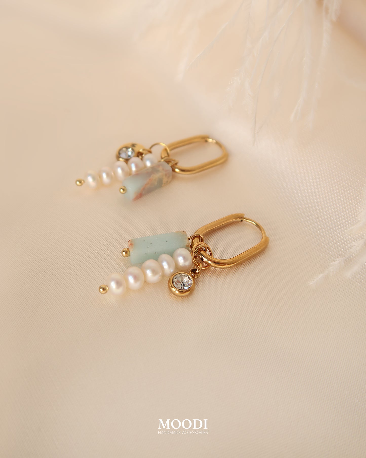 Обеци "Blue Love"