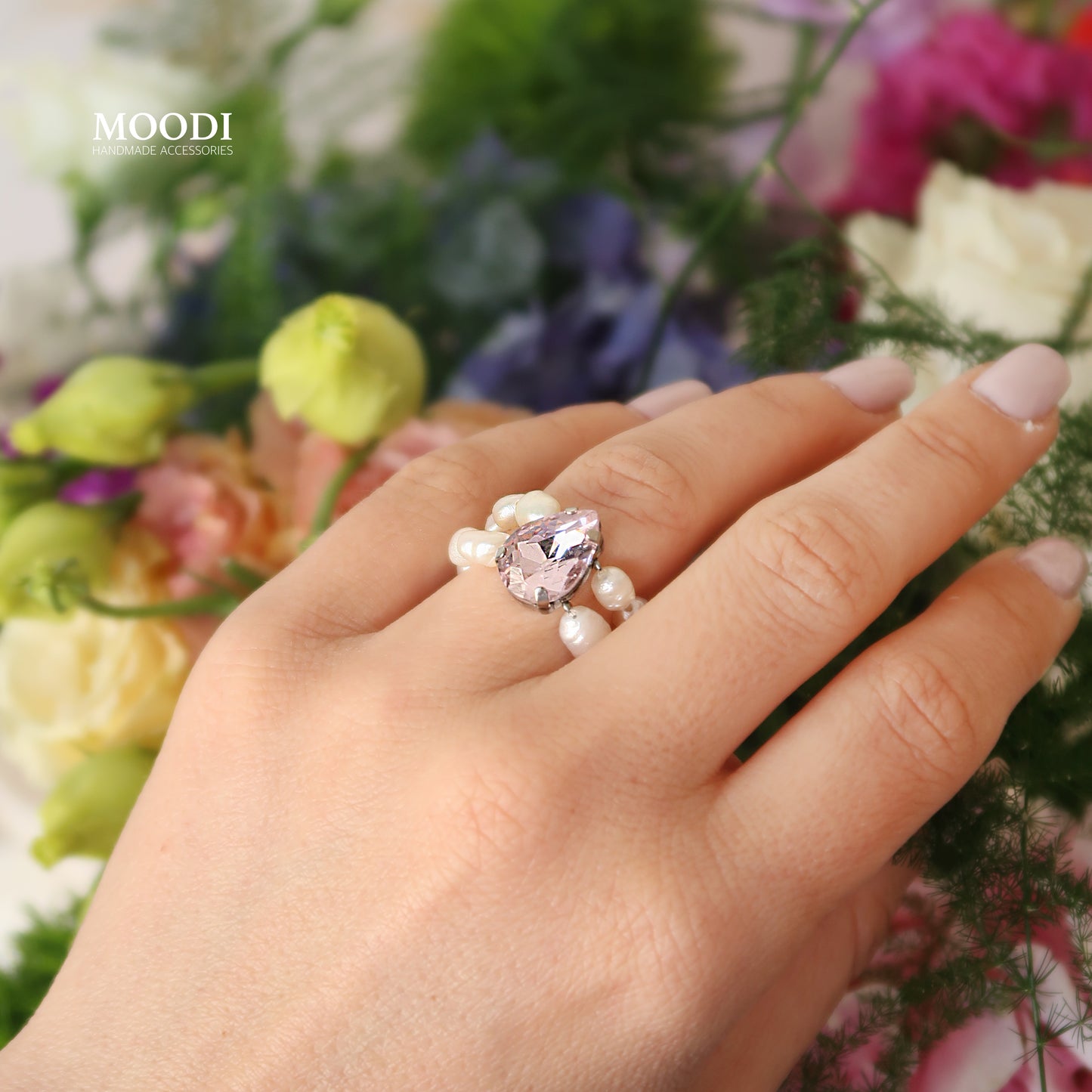 Пръстен "Drop - PINK"