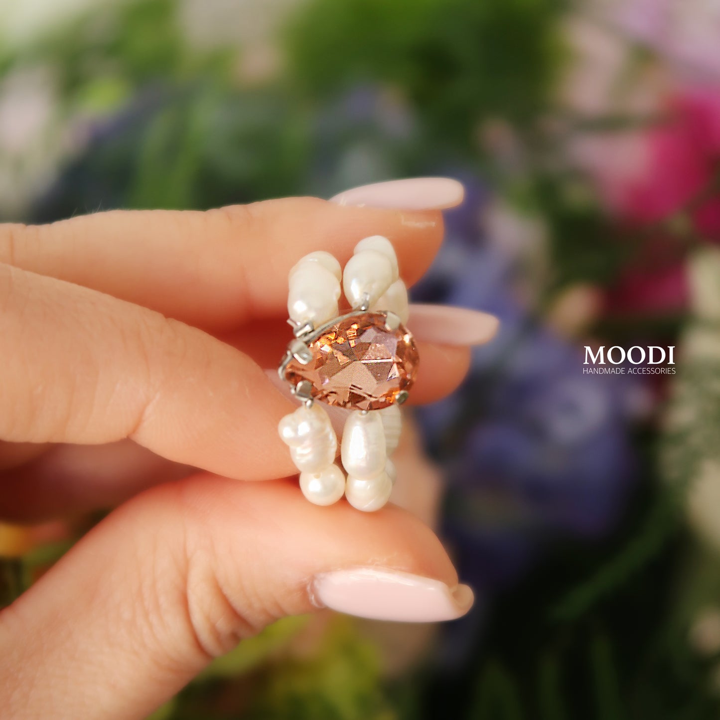 Пръстен "Drop - Peach"