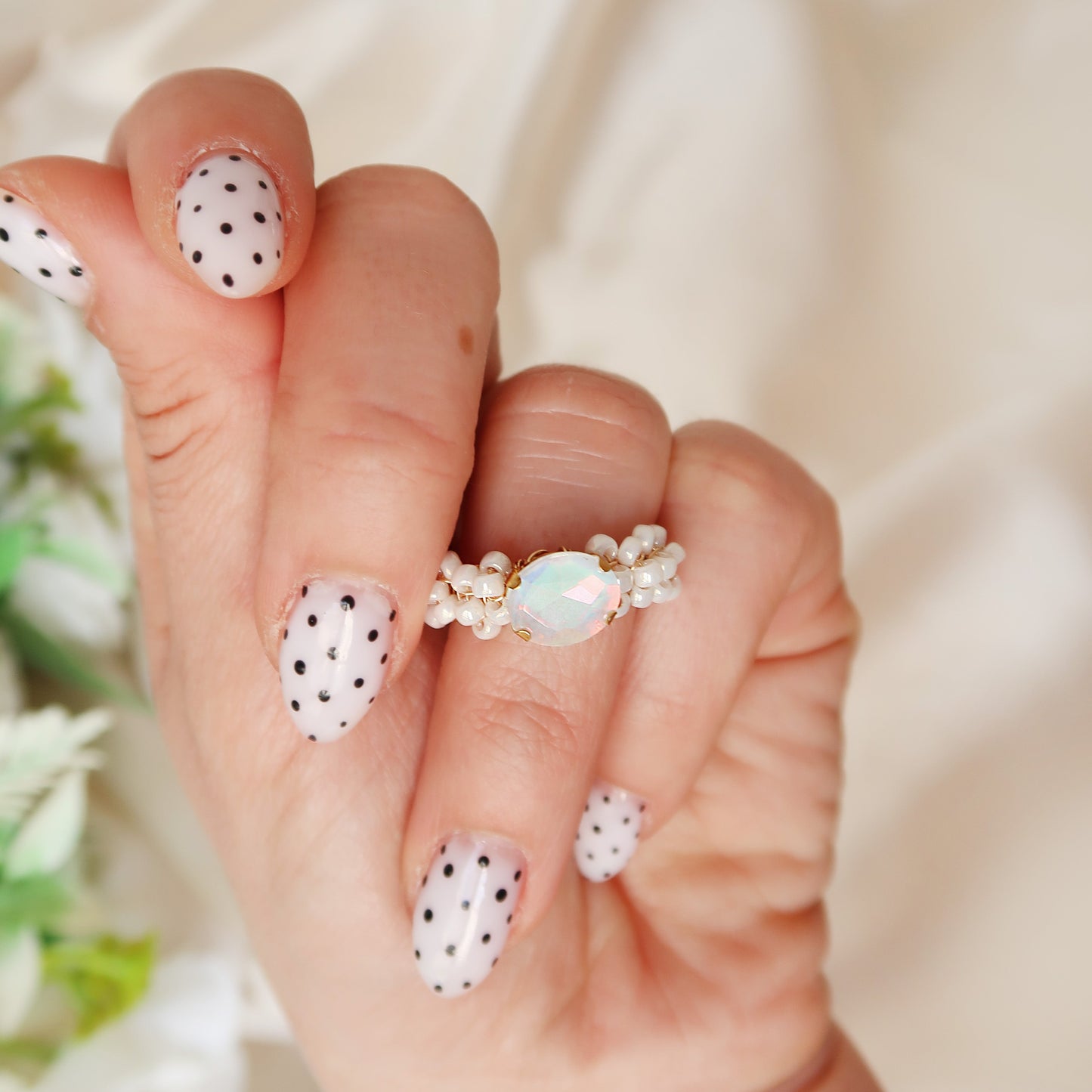 Princess white Ring