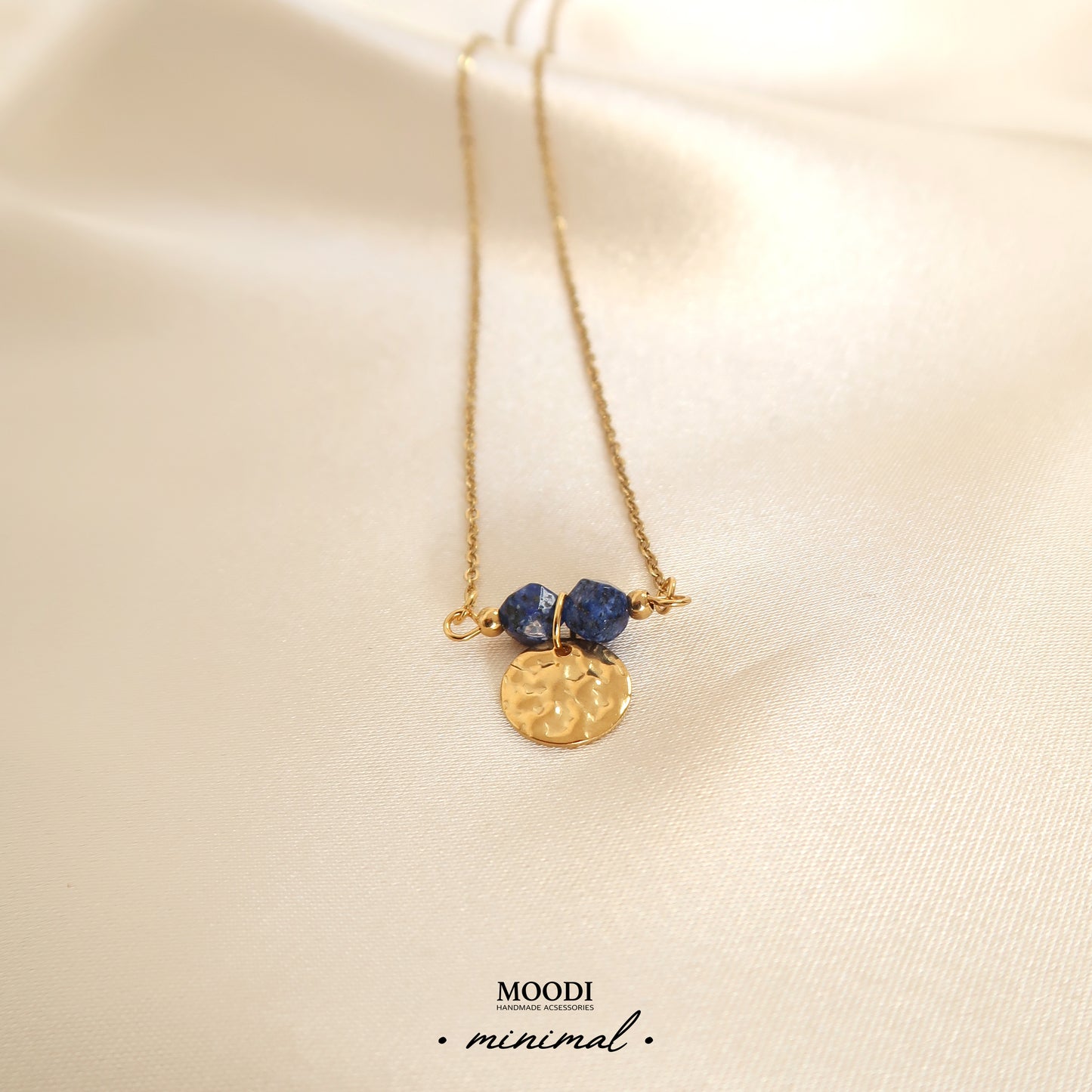 Колие Lapis Lazuli minimal