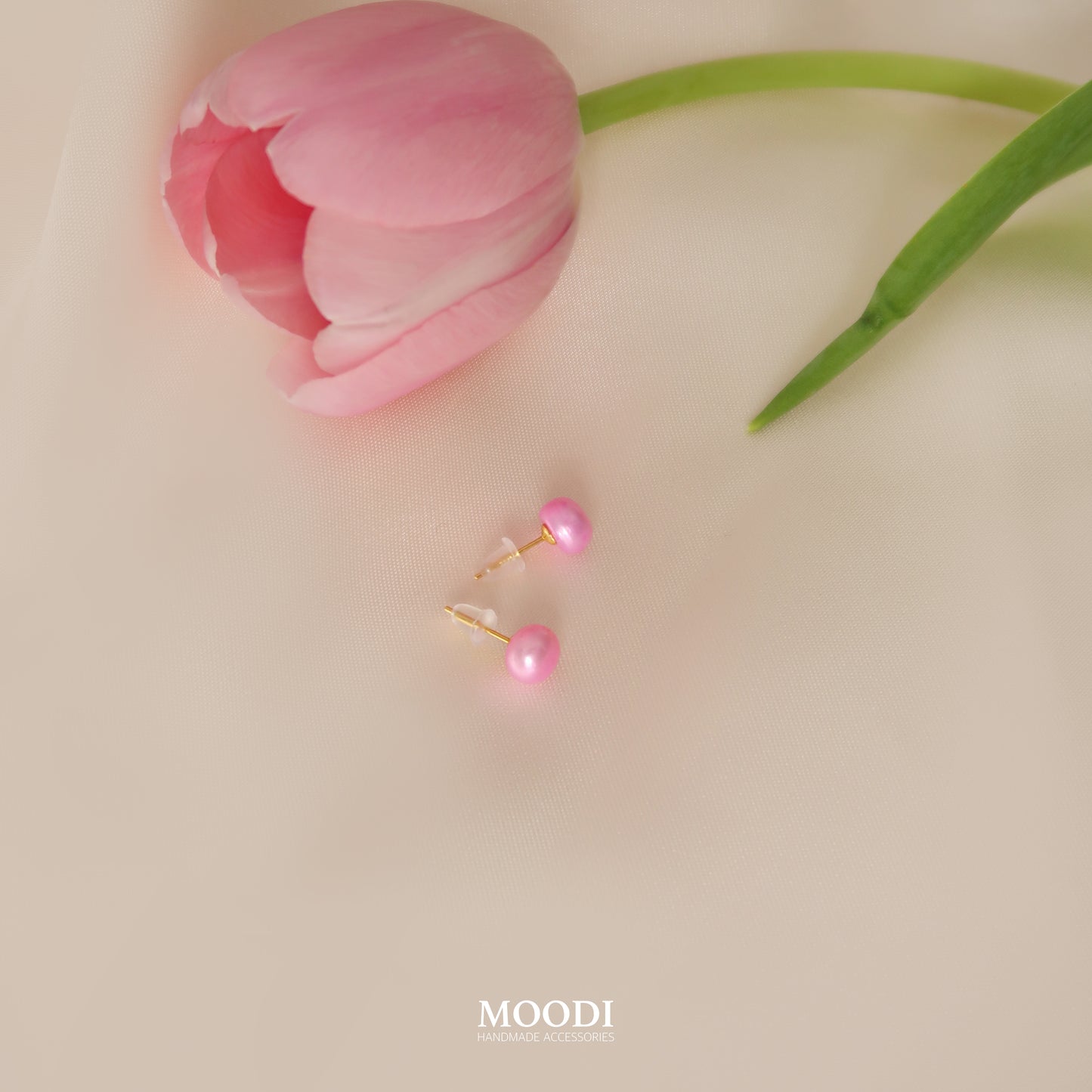 Обеци Sud Baby Pink