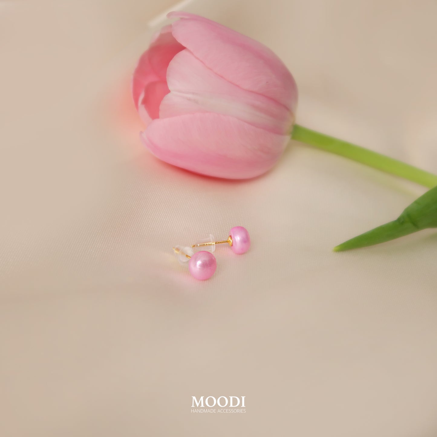 Обеци Sud Baby Pink