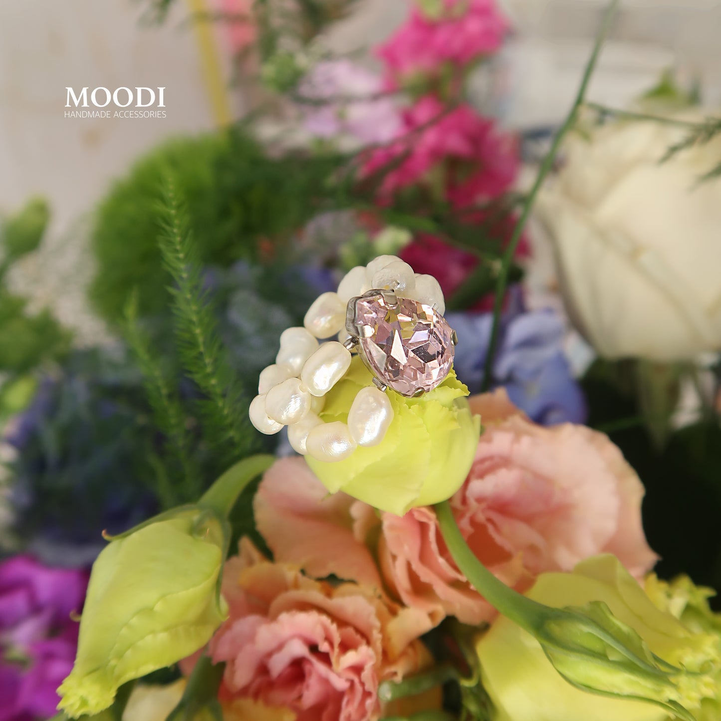 Пръстен "Drop - PINK"