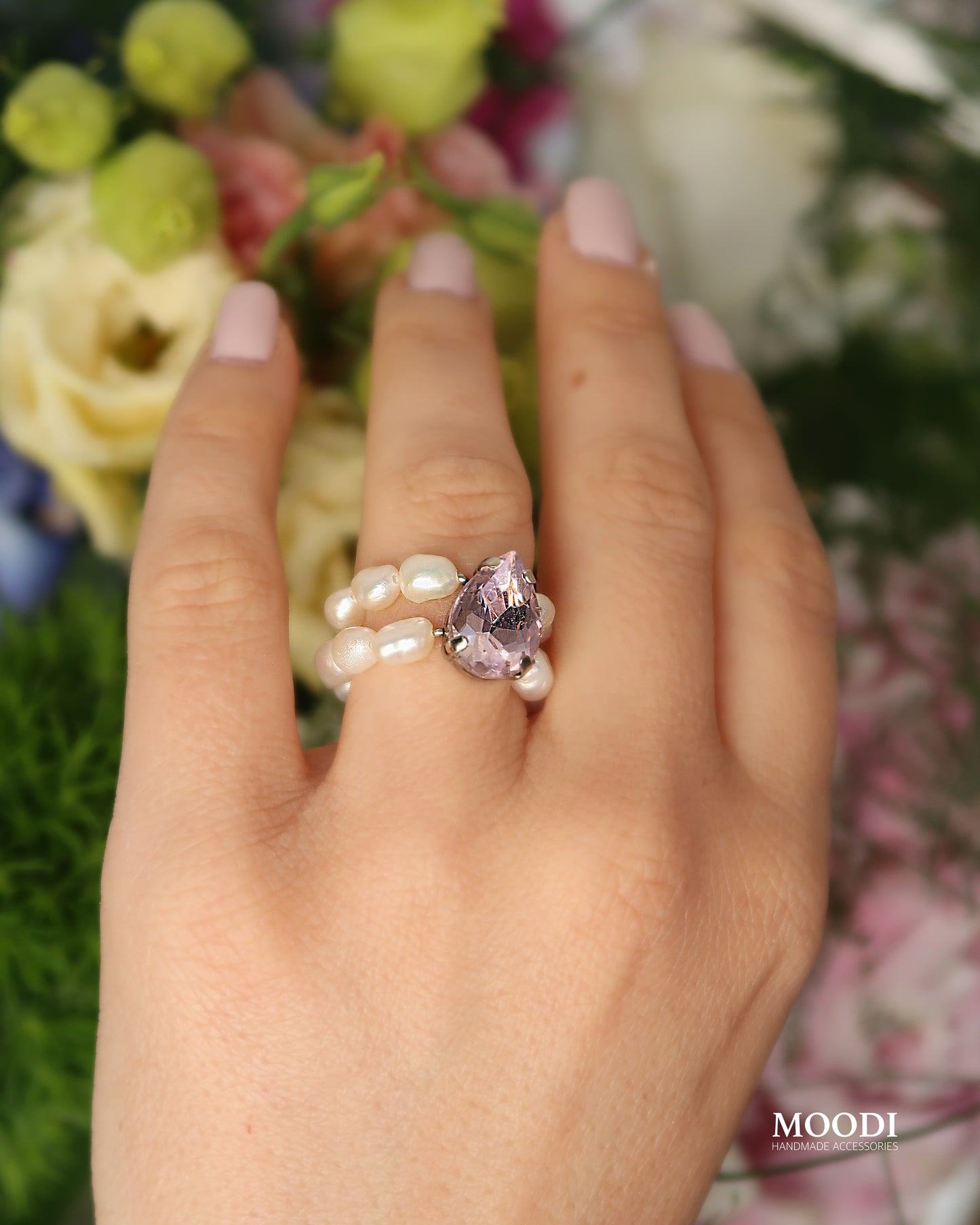 Пръстен "Drop - PINK"