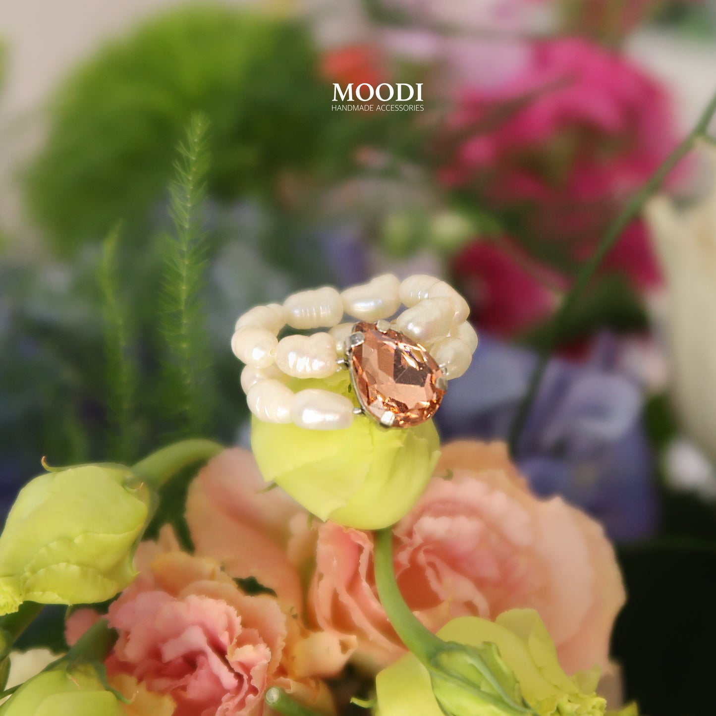 Пръстен "Drop - Peach"