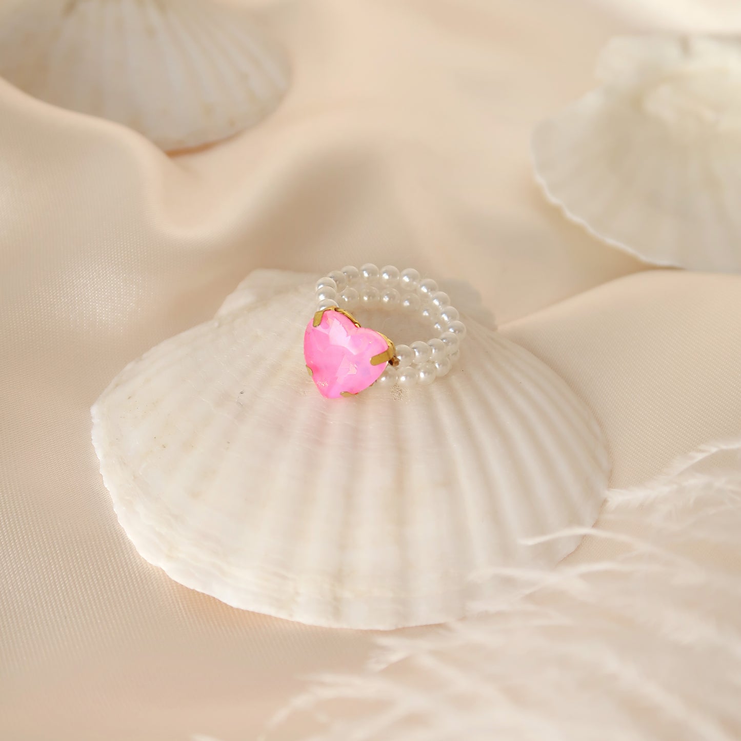 Ring Pink heart royal