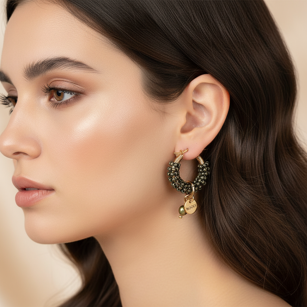 Обеци "Verd antique"