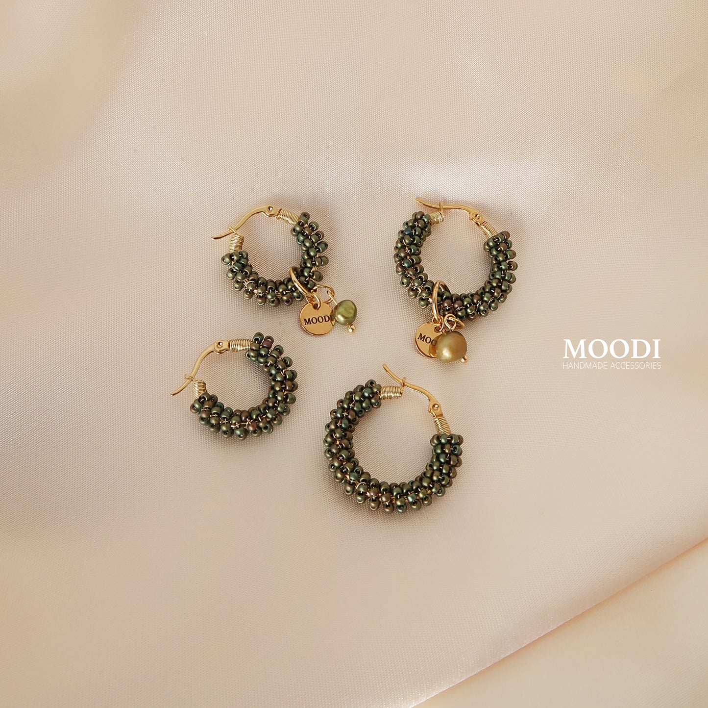 Обеци "Verd antique"