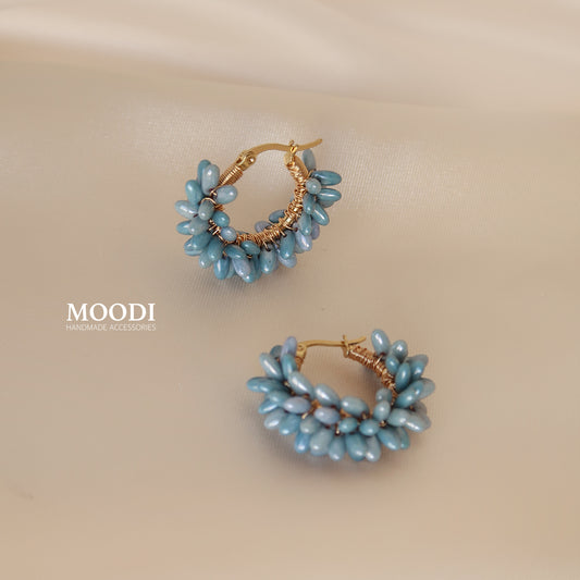 Обеци Hoops special "Capri"