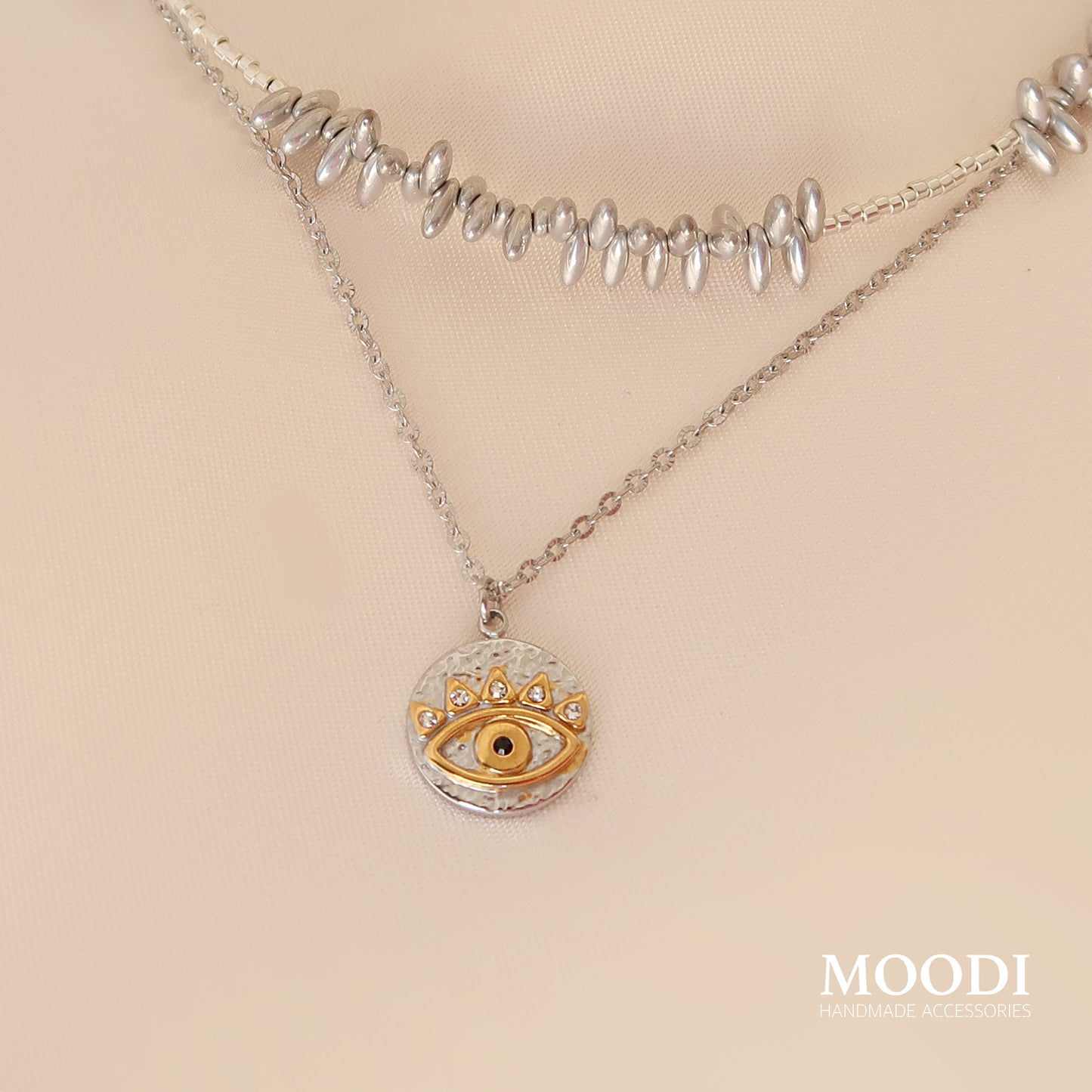 Колие "Silver EYE"