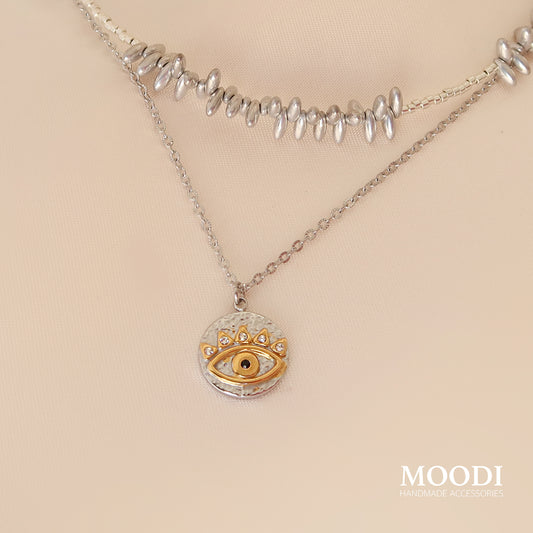 Колие "Silver EYE"