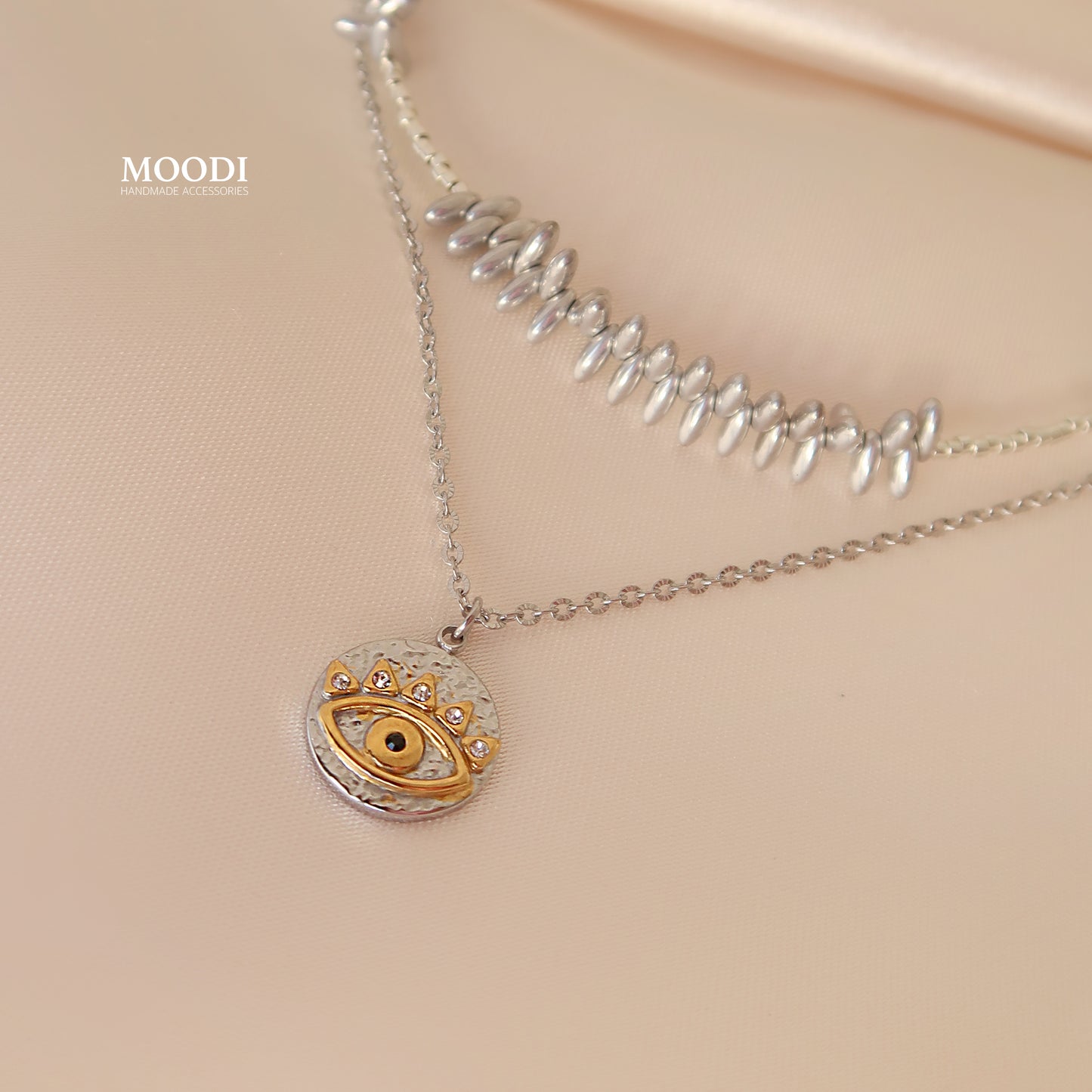 Колие "Silver EYE"