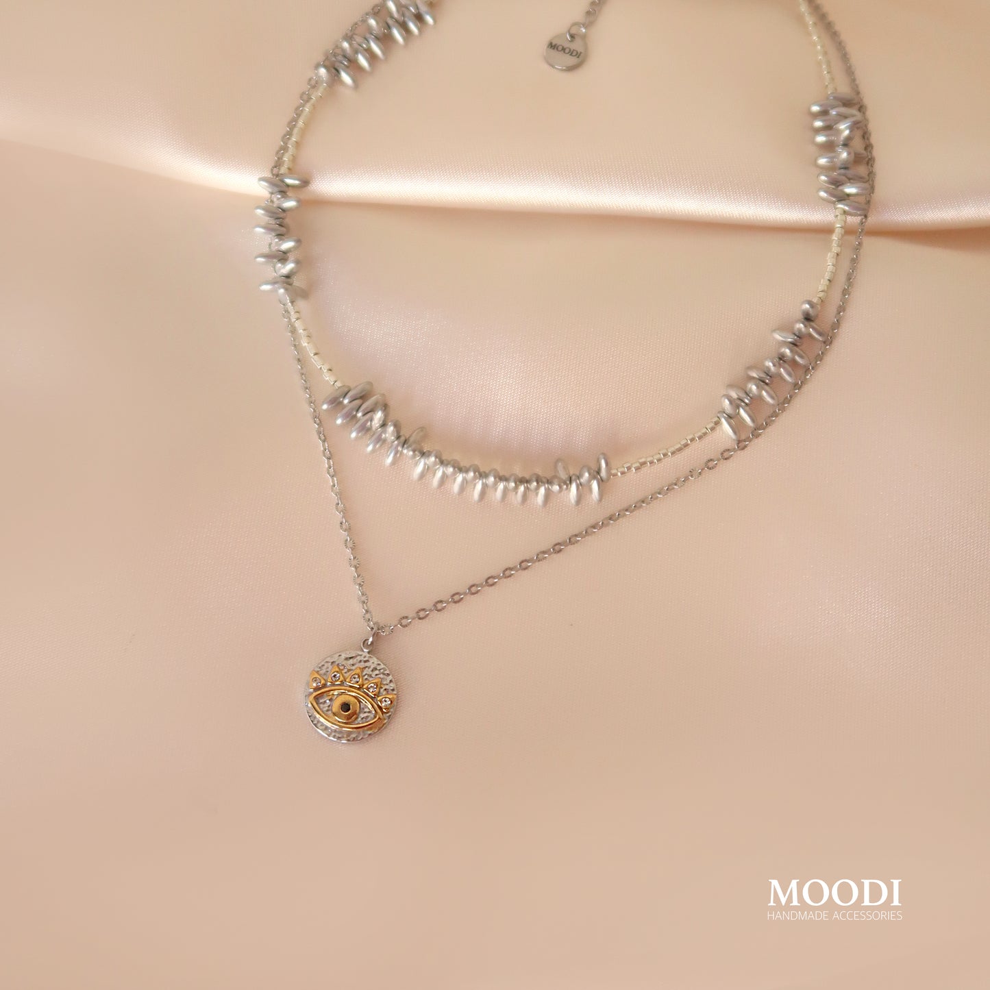 Колие "Silver EYE"