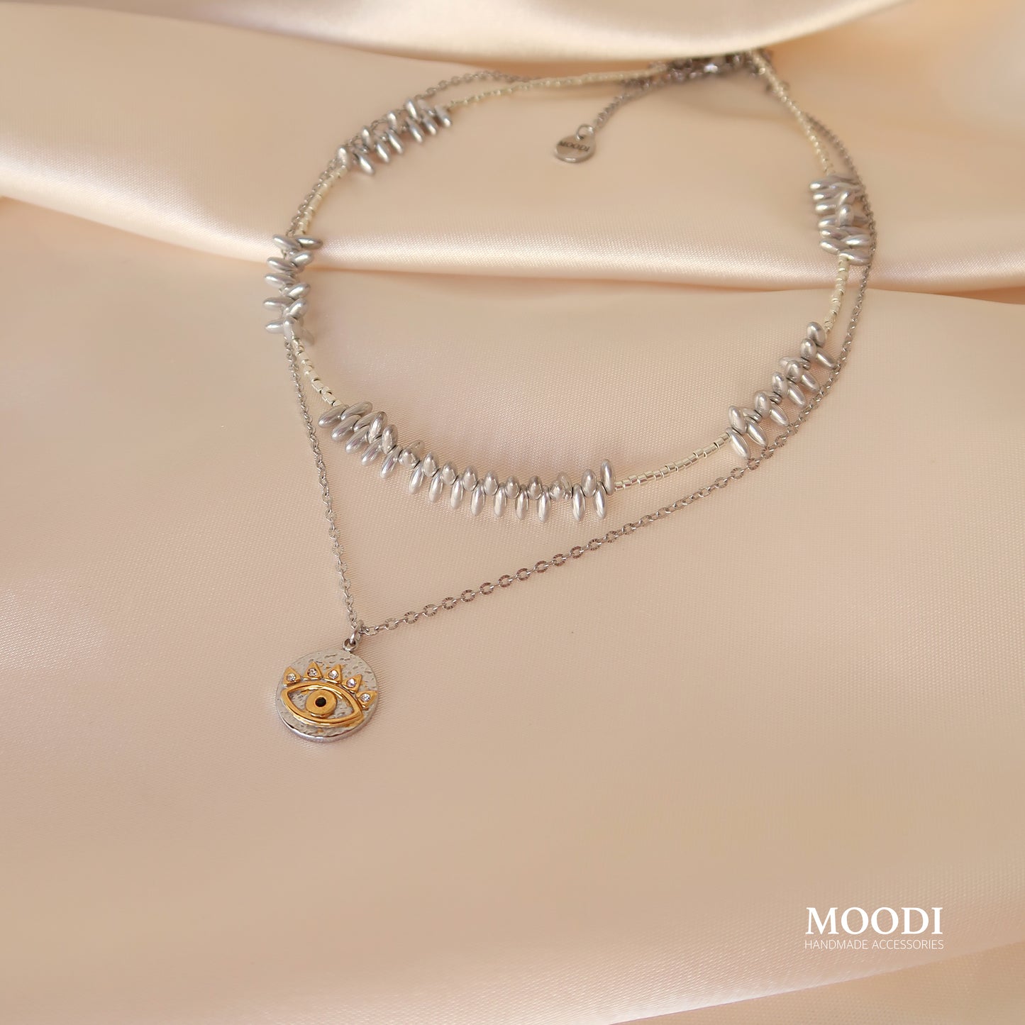 Колие "Silver EYE"