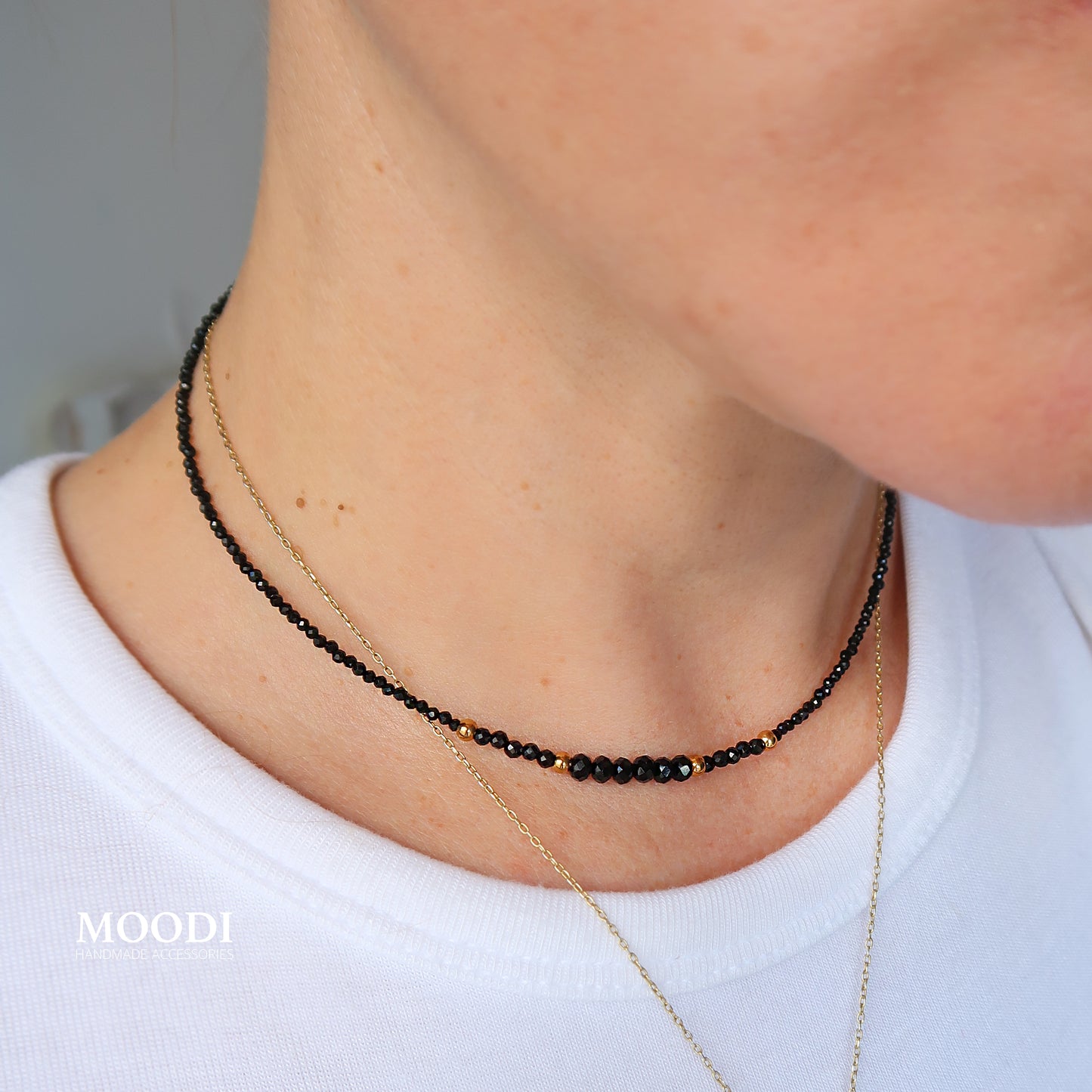 Колие от Черен Турмалин