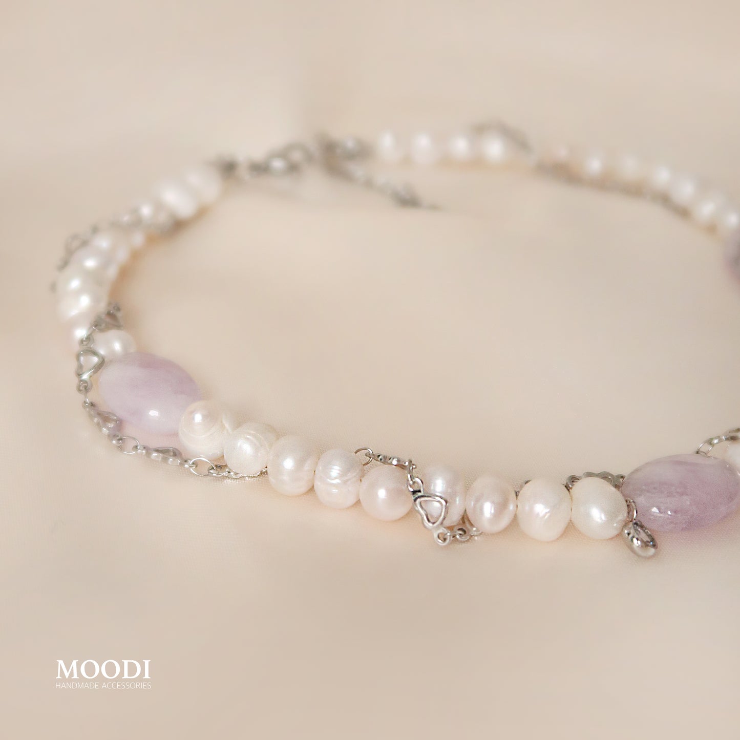 Колие "Amethyst Heart Whisper"