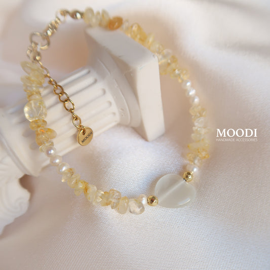 Гривна Citrine "Zayla" Heart