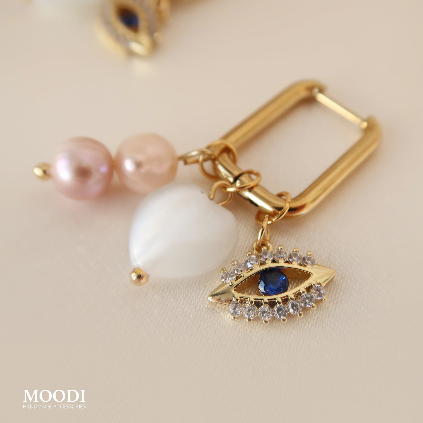 Обеци 4 in 1 "Love Blue Eye"