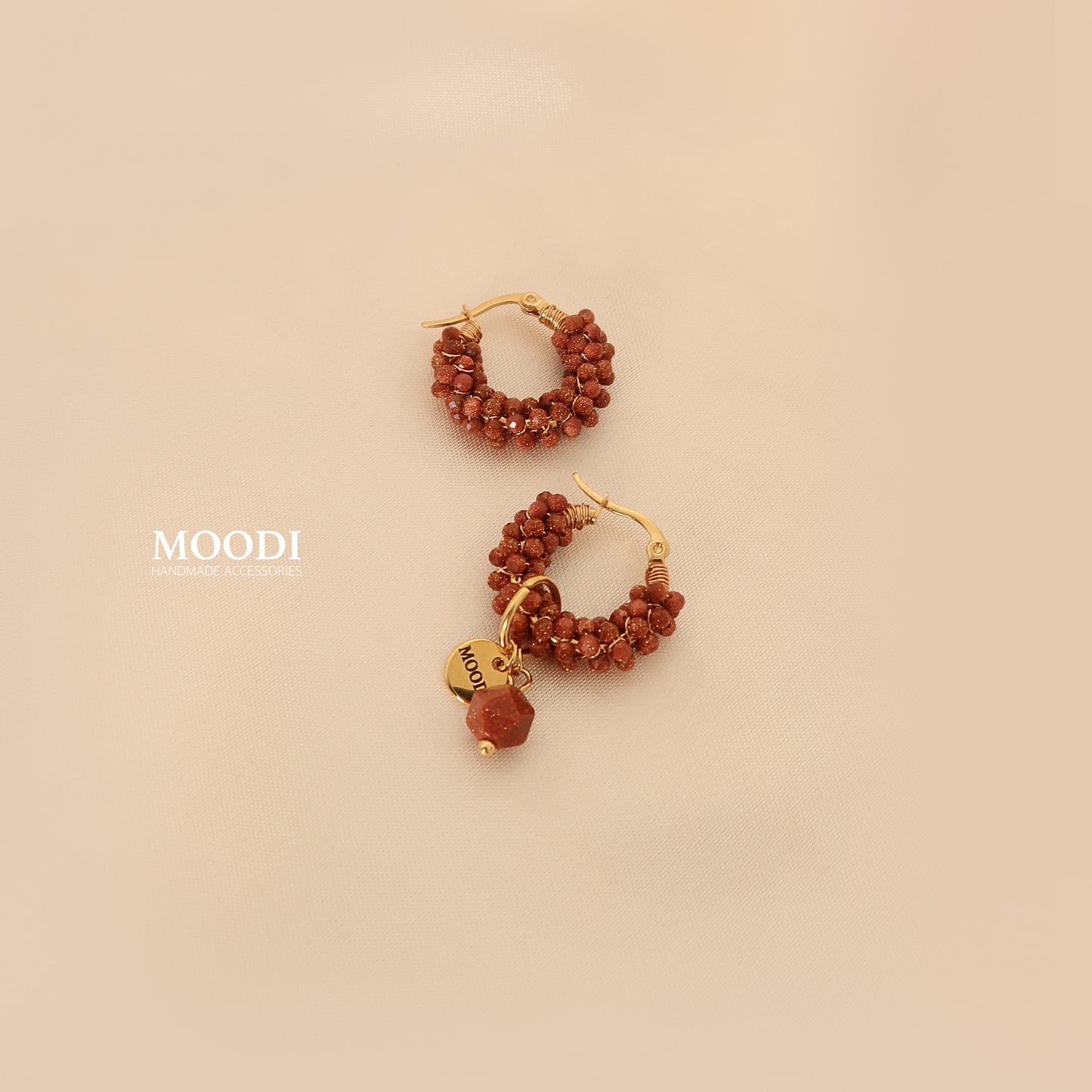 Обеци Hoop Goldstone