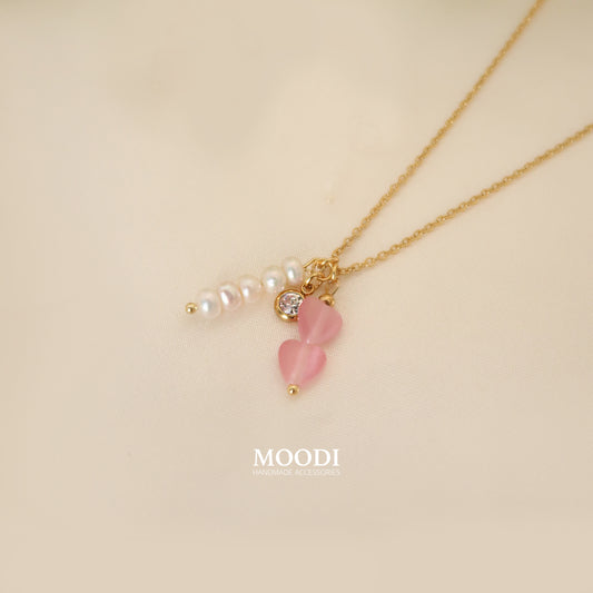 Колие "Pinky Love"