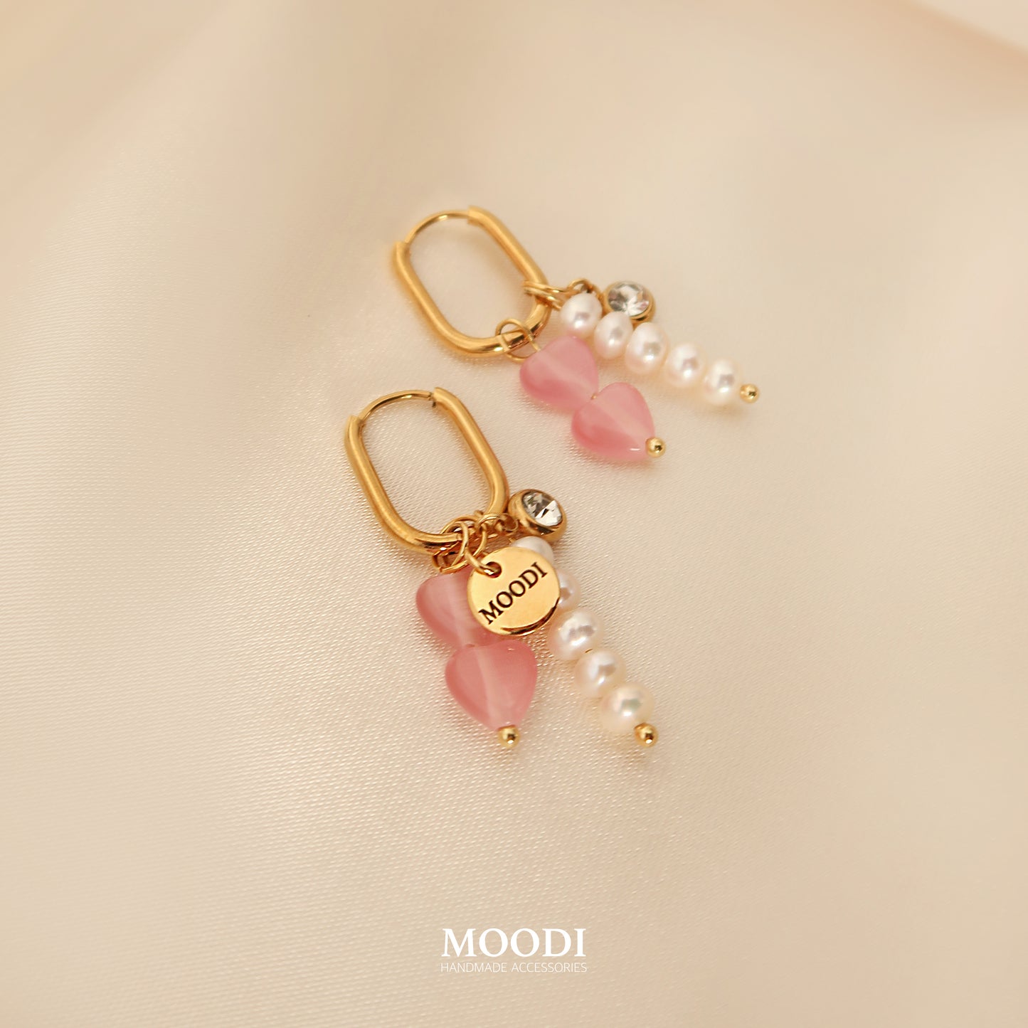 Обеци "Pinky Love"