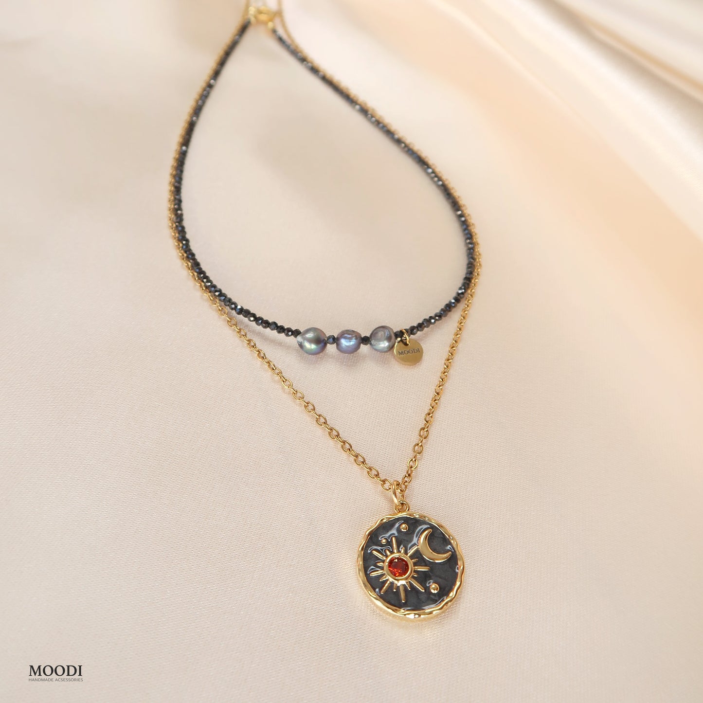 Kолие " Black Swarovski"