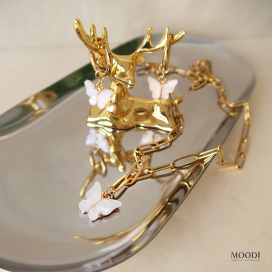 Колие "Brina" butterfly